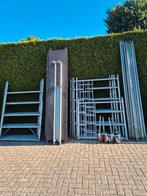 Mooi aluminium rolsteiger werkhoogte 10 20, Ophalen, Gebruikt, Rolsteiger of Kamersteiger, 5 meter of hoger