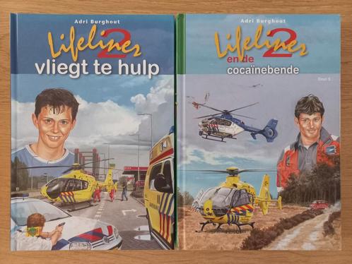 2x Lifeliner 2 serie, dl 1+5, Adri Burghout, chr. samen €6,-, Boeken, Kinderboeken | Jeugd | 10 tot 12 jaar, Gelezen, Ophalen of Verzenden