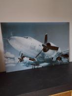 Dakota DC-3 foto op glasplaat 80x120cm, Verzamelen, Gebruikt, Kaart, Foto of Prent, Ophalen
