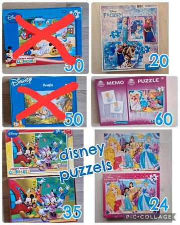 Disney puzzels beschikbaar voor biedingen