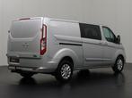 Ford Transit Custom 2.0TDI 130PK Automaat Lang Dubbele Cabin, Auto's, Bestelauto's, Automaat, Stof, Gebruikt, Diesel