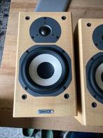 Tannoy mercury MX1 Bookshelf/monitorspeakers, Gebruikt, 60 tot 120 watt, Front, Rear of Stereo speakers, Ophalen