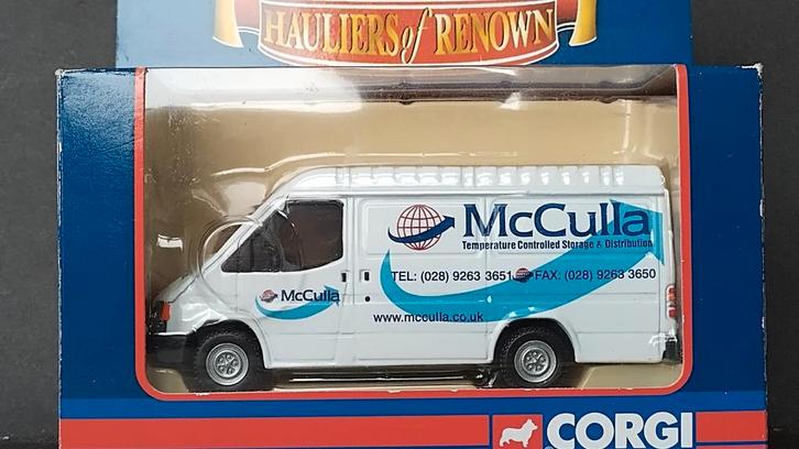 Ford Transit Mk2 mc Culla temperatured 1:43  Corgi Pol, Hobby en Vrije tijd, Modelauto's | 1:43, Nieuw, Auto, Corgi, Ophalen of Verzenden