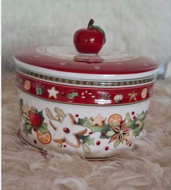 Villeroy en Boch kerst koektrommel Winter Bakery, Antiek en Kunst, Antiek | Porselein, Ophalen of Verzenden