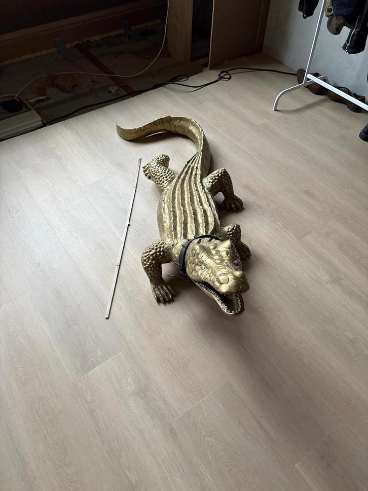 Krokodil beeld    Bold Monkey  XXL, Verzamelen, Beelden en Beeldjes, Zo goed als nieuw, Ophalen