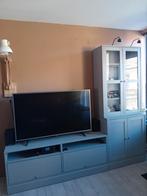 Ikea Havsta tv kast en vitrinekast - grijs, Ophalen of Verzenden, Zo goed als nieuw, 200 cm of meer, Modern