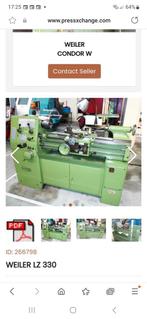 Weiler lz info gezocht, Doe-het-zelf en Verbouw, Draaibanken, Ophalen, Metaaldraaibank, Nvt, Gebruikt