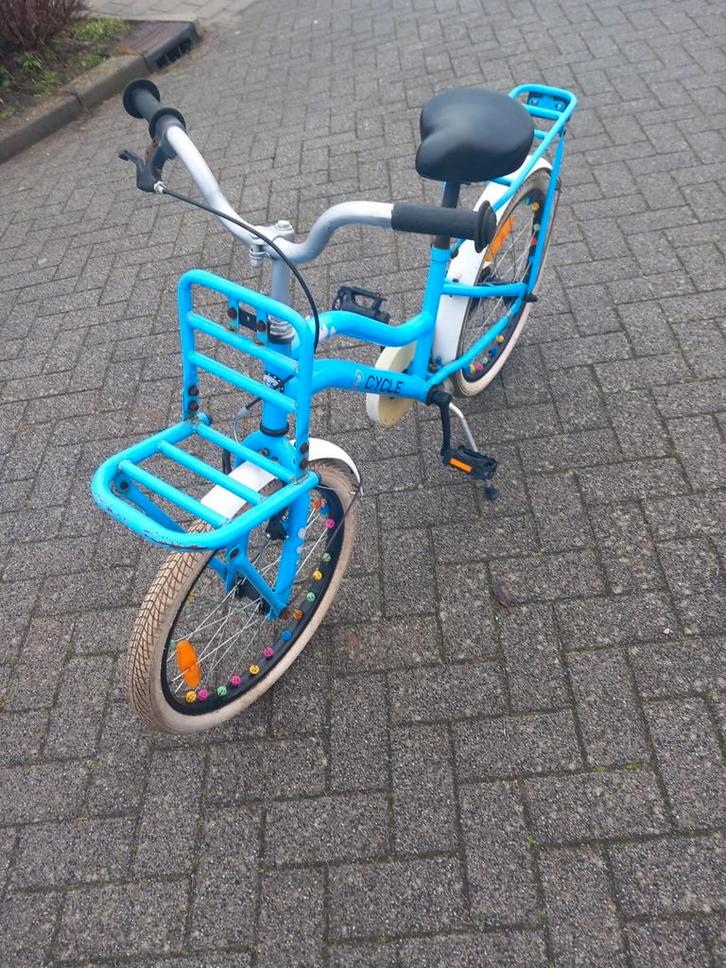 Gebruikte goedfietsende Merk: 2Cycle 20 inch meisjesfiets., Fietsen en Brommers, Fietsen | Meisjes, Gebruikt, 20 inch, Handrem