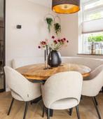 Ronde Eettafel 150cm (zonder stoelen/bank), Ophalen, Overige materialen, Gebruikt, Rond