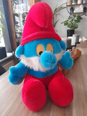 Smurf Knuffel groot schoon en heel- Vintage beschikbaar voor biedingen