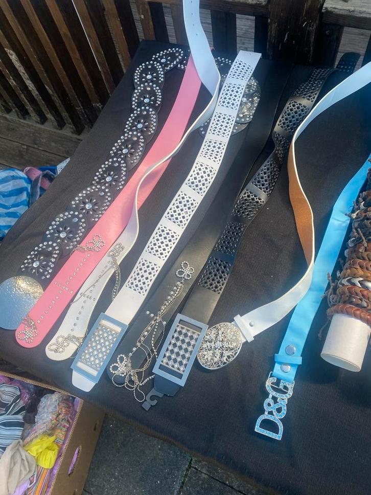 Diverse dames spullen,, Kleding | Dames, Riemen en Ceinturen, Gedragen, Tailleriem, 90 tot 100 cm, 3 tot 5 cm, Zwart, Echt leder