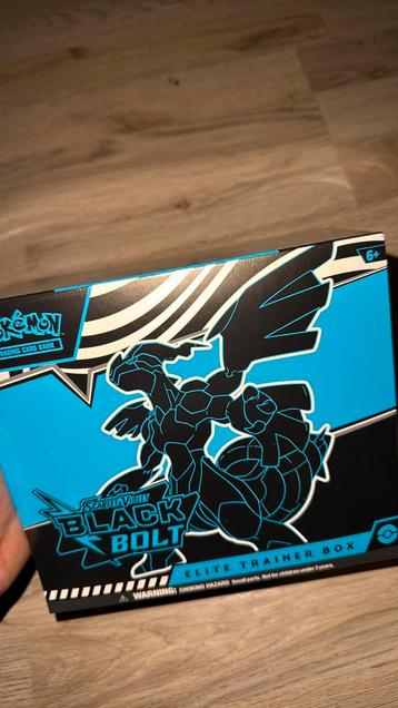 Pokemon Black Bolt Elite Trainer Box (nieuw) beschikbaar voor biedingen
