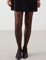 Panty met strikjes, Verzenden, Zwart, Maat 40/42 (M), Zo goed als nieuw
