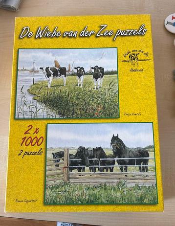 2 in 1 puzzel Wiebe van der Zee. beschikbaar voor biedingen