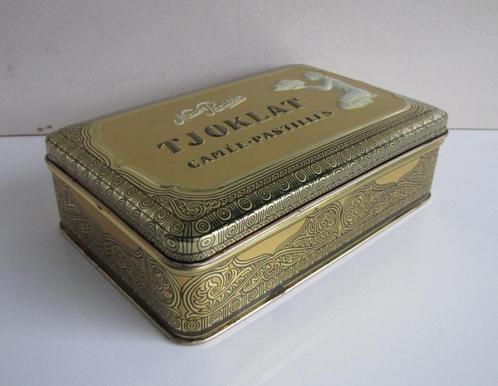 Vintage blik Tjoklat Camée.Pastilles, Verzamelen, Blikken, Gebruikt, Overige, Overige merken, Ophalen of Verzenden