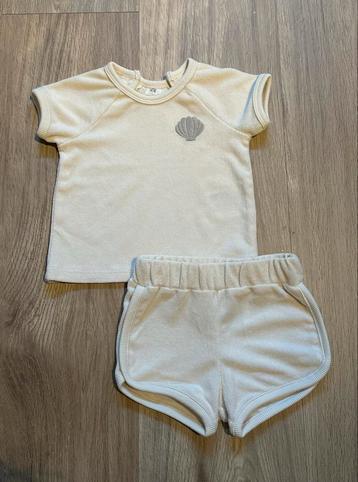 H&M - Crème Badstof Setje | Maat 62 beschikbaar voor biedingen