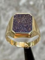 14k Gouden Zegelring, 20 of groter, Nieuw, Ophalen of Verzenden, Dame of Heer