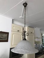 2 Hanglampen, Huis en Inrichting, Lampen | Hanglampen, Ophalen of Verzenden, Zo goed als nieuw, Glas, Minder dan 50 cm