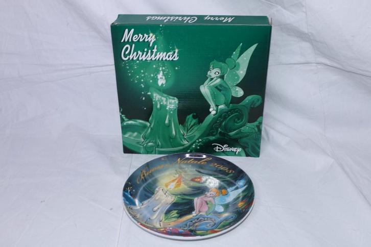 Disney Tinkerbell Peter Pan Buon Natale 2008 bord kerst, Verzamelen, Disney, Nieuw, Servies, Peter Pan of Pinokkio, Ophalen of Verzenden