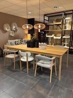 Showmodel Ethnicraft Eettafel Bok Eikenhout 240x100cm, Huis en Inrichting, Tafels | Eettafels, Ophalen, 100 tot 150 cm, Eikenhout