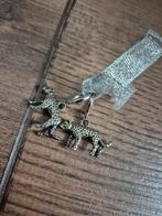 Oorbellen panter zilver nieuw, Ophalen of Verzenden, Nieuw, Zilver, Zilver