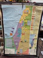 schoolplaat  Midden Oosten Israël- Gaza - Jordanie, Antiek en Kunst, Antiek | Schoolplaten, Ophalen of Verzenden, Overige thema's