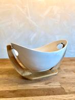 Japandi Fruitschaal, Huis en Inrichting, Woonaccessoires | Schalen en Manden, Ophalen, Porselein of Keramiek, Schaal, Zo goed als nieuw