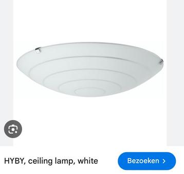 IKEA HYBY Plafondlamp 36 cm beschikbaar voor biedingen