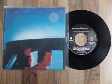 single  U2 - Even Better Than The Real Thing  beschikbaar voor biedingen