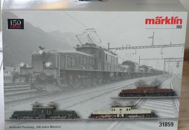 Märklin H0 31859 Krokodil-Packung "150 Jahre Märklin" Digita, Hobby en Vrije tijd, Modeltreinen | H0, Nieuw, Locomotief, Wisselstroom