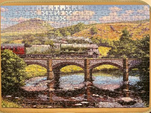 Gibsons Crossing The Ribble 500 stukjes, Hobby en Vrije tijd, Denksport en Puzzels, Gebruikt, Ophalen of Verzenden