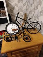 Fiets Klok Decoratie, Huis en Inrichting, Woonaccessoires | Klokken, Ophalen of Verzenden, Zo goed als nieuw, Analoog, Wekker of Tafelklok