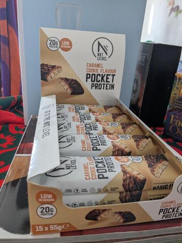 Nxt level caramel cookie flavour pocket protein beschikbaar voor biedingen