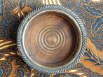 Antieke Engelse flessenhouder van mahoniehout en silverplate, Antiek en Kunst, Ophalen of Verzenden