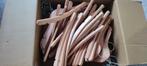 Ca 50 Naturel houten Baby kinder kleerhangers 25 - 32 cm, Ophalen of Verzenden, Zo goed als nieuw, Jongen of Meisje