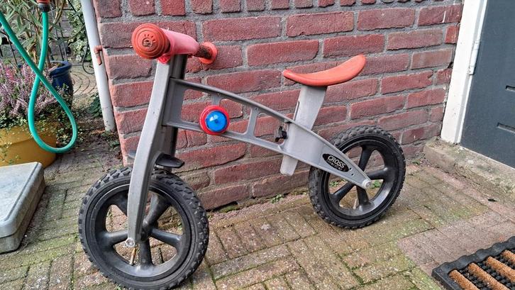 Cross Innovation Loopfiets - Verstelbaar Zadel & Luchtbanden, Kinderen en Baby's, Speelgoed | Buiten | Voertuigen en Loopfietsen