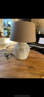 mooie zware kruiklamp, Huis en Inrichting, Ophalen, Beige, Rond, Zo goed als nieuw