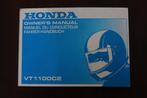Honda VT1100C2 1996 motorcycle owner's manual VT 1100 C2, Motoren, Handleidingen en Instructieboekjes, Ophalen of Verzenden, Honda