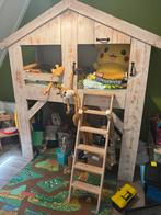 Bed half hoog kinderkamer, Ophalen of Verzenden, Zo goed als nieuw, Hoogslaper