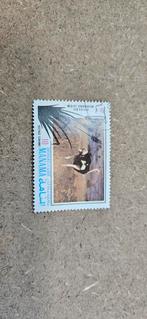 Postzegel Ajman met struisvogel, Ophalen of Verzenden, Overige landen, Postfris