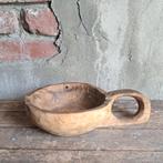 Oud landelijk houten schepje grutterschep graanschep *Etage3, Gebruikt, ., Ophalen of Verzenden, .