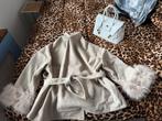 Crème Faux Fur Jas - Maat S - Nieuw!, Ophalen of Verzenden, Nieuw, Maat 36 (S), Beige