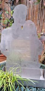 RVS tuinornament beeld  water plantjes romantisch valentijn, Minder dan 60 cm, Nieuw, Ophalen of Verzenden, Metaal