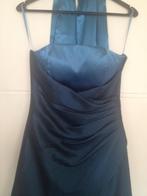 Blauw maat s jurk galajurk gelegenheidsjurk avondjurk, Blauw, Ophalen of Verzenden, Zo goed als nieuw, Maat 36 (S)