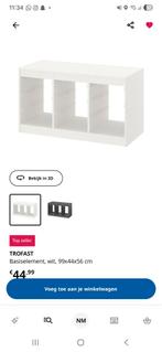 TROFAST Basiselement Wit - 99x44x56 cm, Huis en Inrichting, Kasten | Kledingkasten, Ophalen, 50 tot 100 cm, Zo goed als nieuw