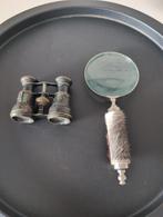 Antieke Verrekijker & Vergrootglas Set, Ophalen of Verzenden