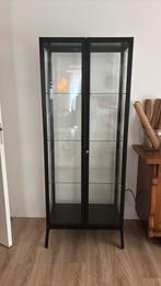 Ikea Milsbo vitrinekast zwart, Ophalen, 50 tot 100 cm, Zo goed als nieuw, Minder dan 100 cm