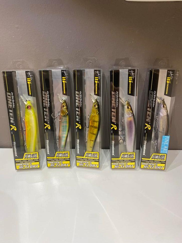 Megabass Oneten R Hi-Float Pluggen - Nieuw! Diverse kleuren, Watersport en Boten, Hengelsport | Karpervissen, Nieuw, Overige typen