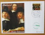 Rembrandt, kunstwerk De staalmeeesters, op FDC, Postzegels en Munten, Postzegels | Thematische zegels, Verzenden, Gestempeld, Overige thema's