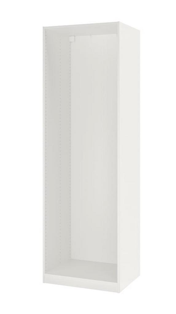 Ikea Pax kast 75x58x236 wit - incl. roede, Huis en Inrichting, Kasten | Vitrinekasten, Zo goed als nieuw, 200 cm of meer, 50 tot 100 cm
